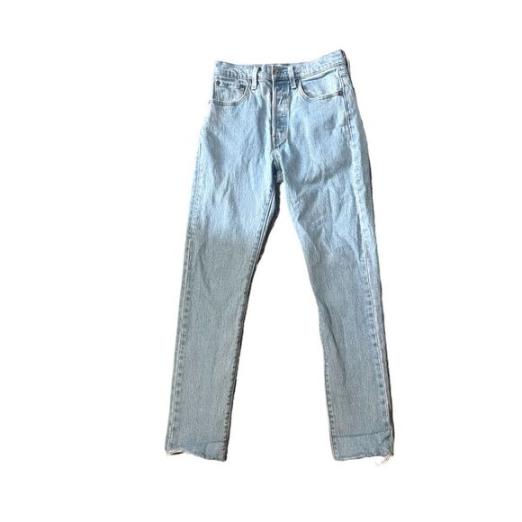 Levi's Denim - Levis 501 Vintage Skinny Filiforme Highwaisted Denim 90s Mom Jeans W25 L30 Light